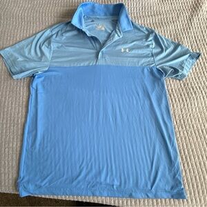 Under Armour Men's XL Light Blue Polo Shirt